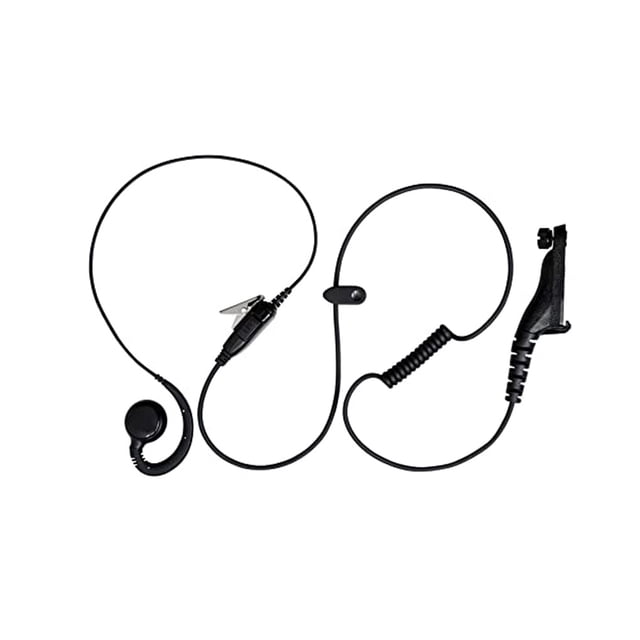 Cateissary Ear Hanger Auriculares con micrófono Auricular Auricular de vigilancia con tubo acústico Gancho para la oreja de trabajo al aire Teléfono y Comunicación