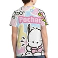thumbnail image 2 of Boys Girls Pochacco Shirt Graphic T-Shirt Crewneck Short Sleeve 3d Colorful Tops Tees, 2 of 7