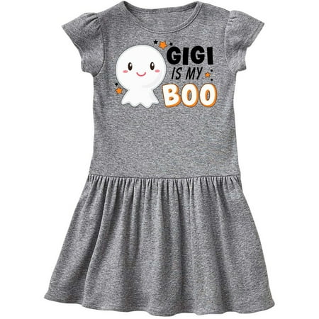 

Inktastic Gigi is my Boo with Cute Ghost Gift Toddler Girl Dress
