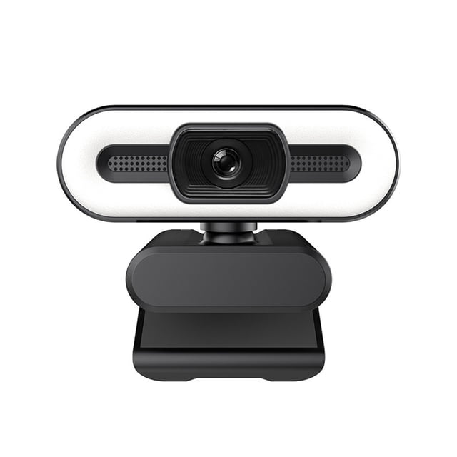 Full HD 1080P 2K 4K Webcam Auto Focus Fill Light Web Camera With Microphone Live Broadcast USB Computer PC Web Cam ,Easy to Install