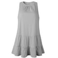 thumbnail image 7 of Aboser Babydoll Tank Tops for Women Sleeveless Summer Tops Dressy Casual Flowy Swing Shirts Ruffle Tiered Tanks Blouses, 7 of 7