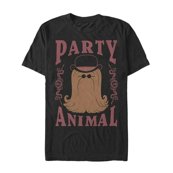 Men's Addams Family Cousin Itt Party Animal Graphic Tee Black 2X Large