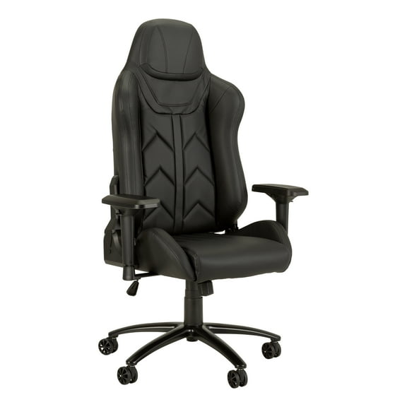 Norwood Commercial Furniture Deluxe High Back Fully-Adjustable Gaming Style Office Chair with Tilt & Arms  Black