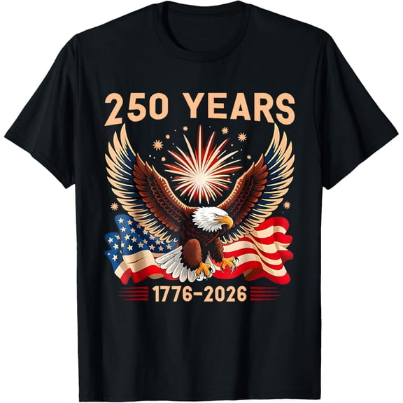 250th American Anniversary Independence 250 Years of Freedom Mens T-Shirt