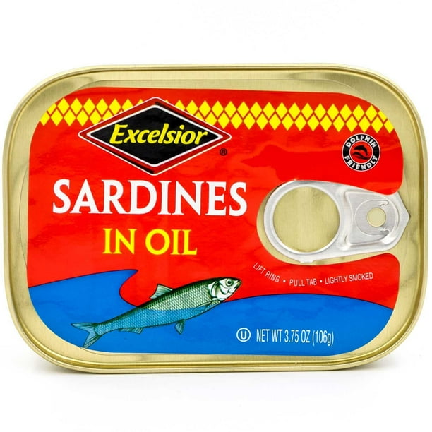 Excelsior Sardines in Oil, 3.75 oz
