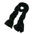 thumbnail image 2 of Solid Color Winter Knit Sequin Scarf, 2 of 3