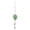 Green, variant on 1PC Leaf Crystal Suncatcher, Sun Catcher with Chain Rainbow Maker, Whimsical Stained Glass Decor, Prism Ornament for Window, Car Mirror & Home Decor Purple