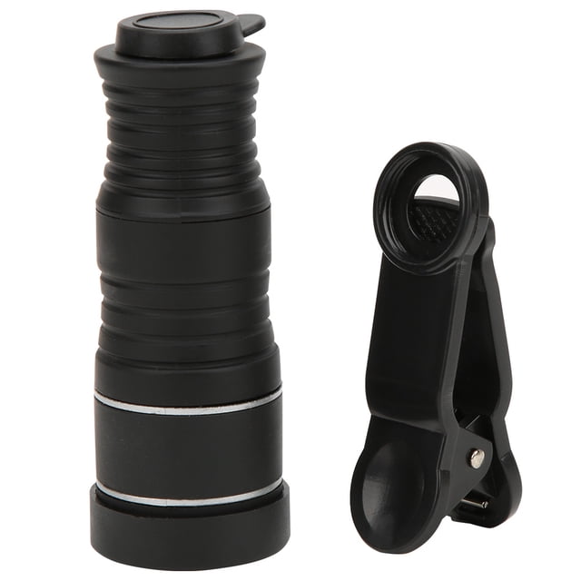 Lente de cámara con clip, cámara profesional para teléfono móvil, clip telescópico, lente de cámara para teléfono móvil, parte superior de la línea