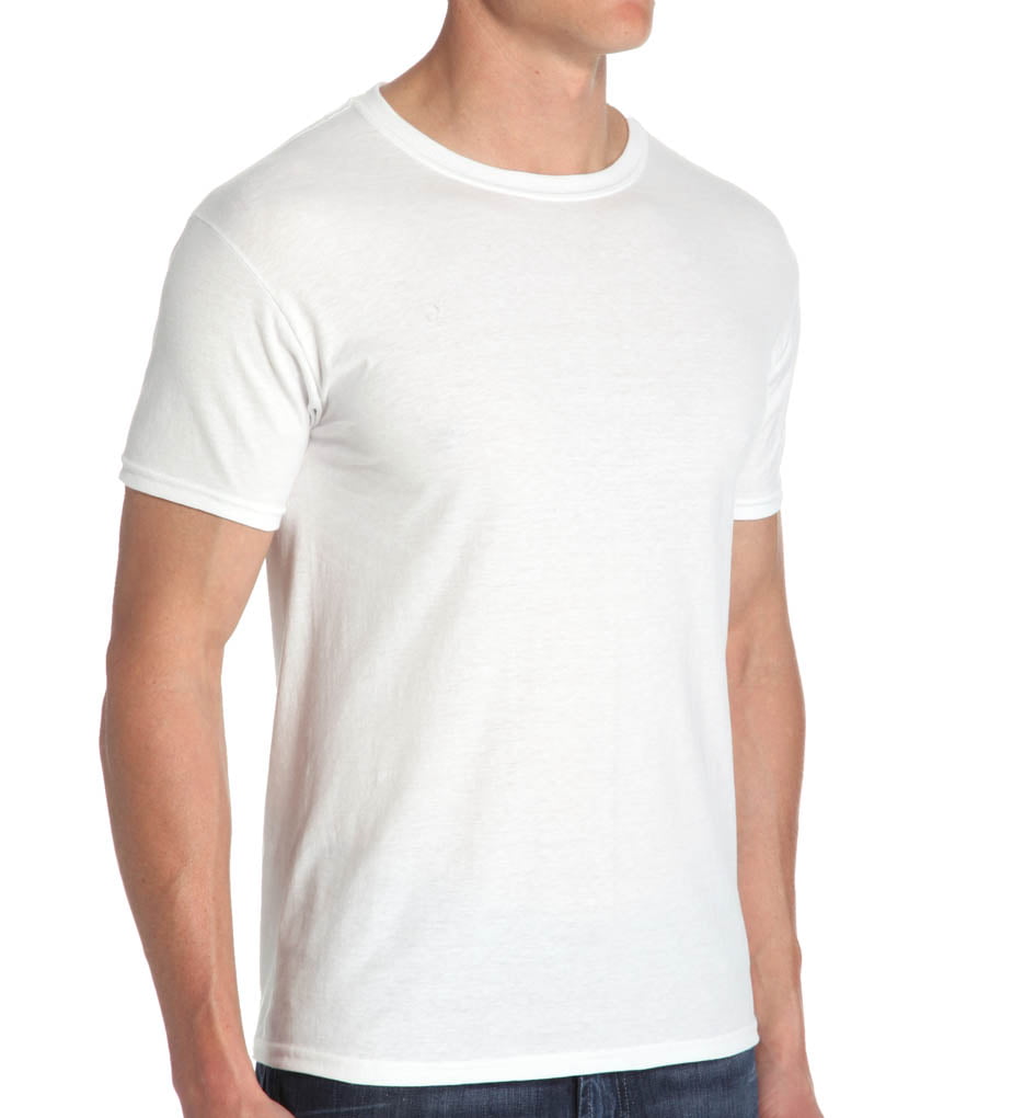 Hanes Ultimate Mens 4-Pack FreshIQ Crew T-Shirt