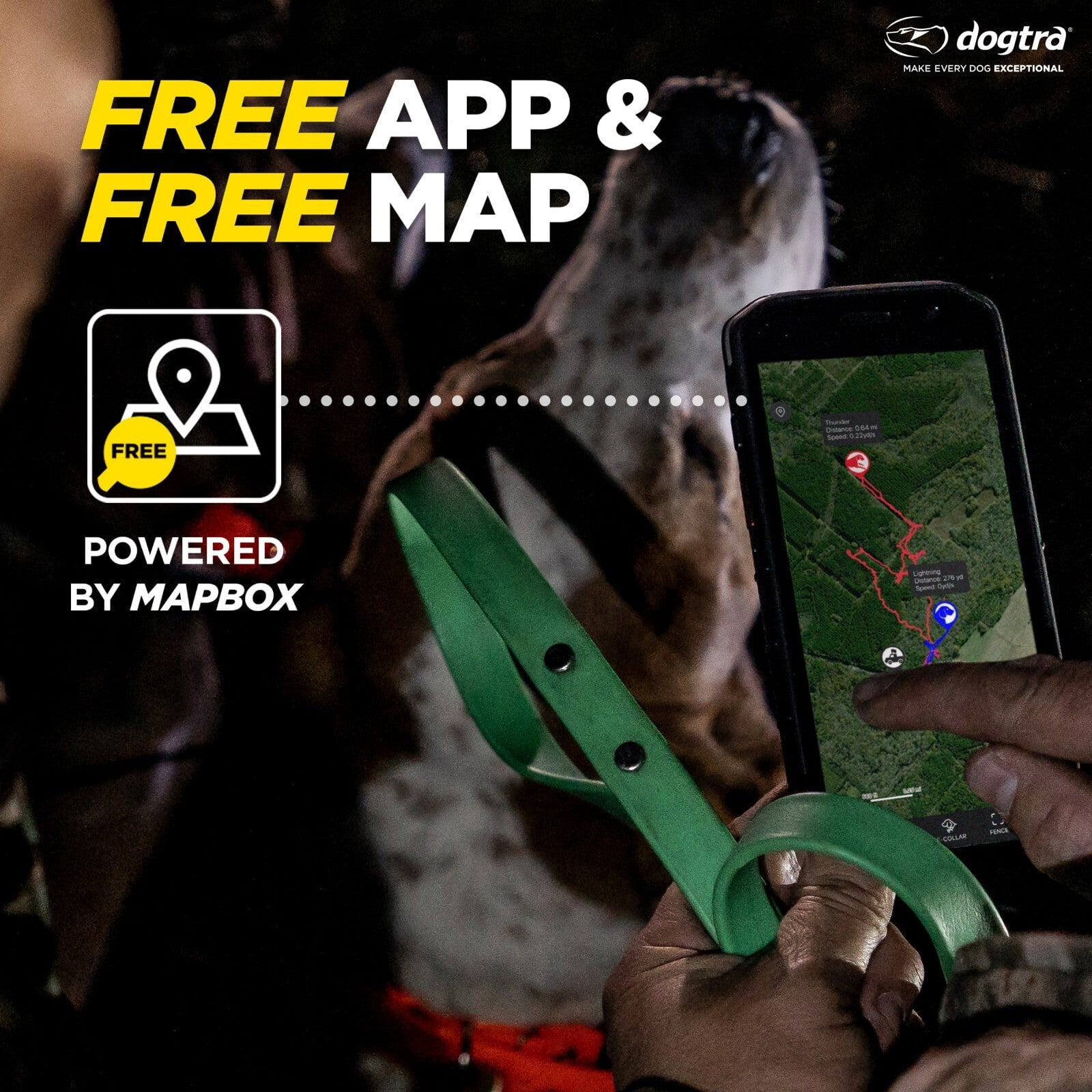 Dogtra Pathfinder 2 GPS Dog Tracker E Collar - 9 Mile Range, Waterproof, Free App, No Monthly Fees