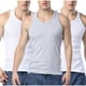 thumbnail image 1 of pstuiky Hombres Tanque, 3 pieza Pijama deportivo para hombre, para estar en casa, color liso, camiseta deportiva Chaleco para hombre xxl, 1 of 3