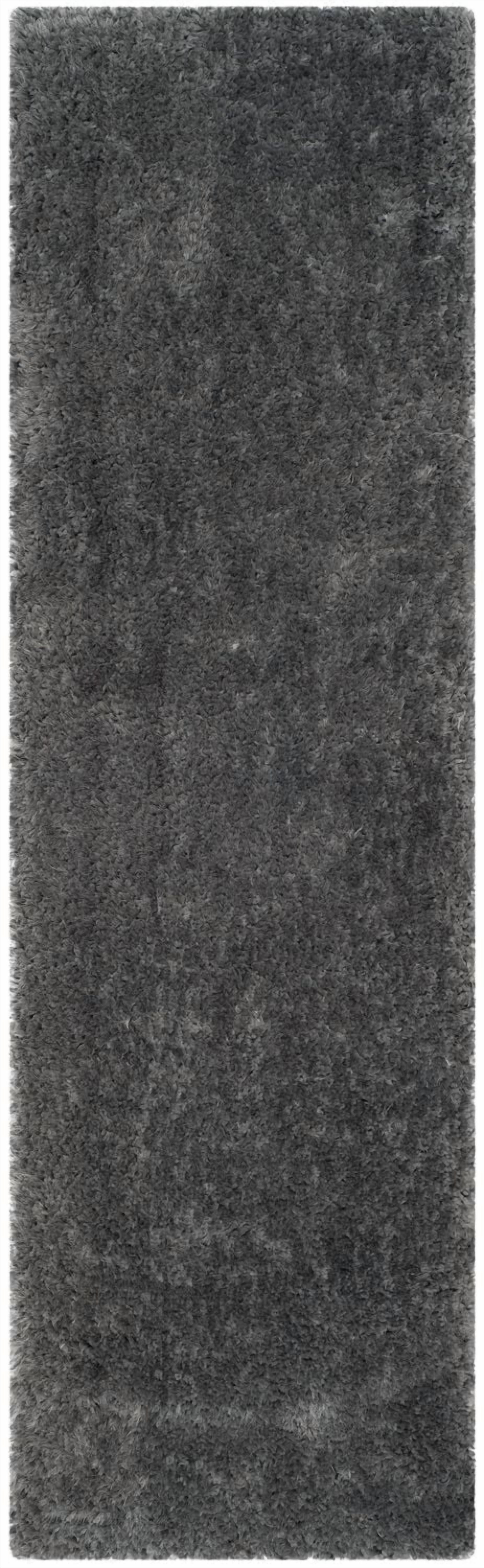 Safavieh Luxe Paxton Solid Plush Shag Area Rug, Red, 2'3" X 8' Runner
