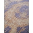 thumbnail image 2 of Rugsotic Carpets Hand Knotted Wool Area Rug, 4'x6', Blue Beige, Rectangle, Abstract, High Pile Handmade Rug for Living Room Bedroom, 2 of 6