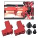 thumbnail image 4 of 2 piezas de soporte de motor de dirección para modelo de coche, piezas de repuesto, accesorios para modelo RC 0,65 rojo, 4 of 9