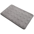 thumbnail image 2 of LACKUST Soft Thick Non Slip Bathroom Door Mat - Absorbent Velvet Slow Rebound Bath Mat for Outside Shower, PVC Backing 16"x24", 2 of 5