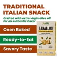 thumbnail image 4 of For Alle Gluten-Free Tarallini with Extra Virgin Olive Oil, 6x1.05 oz (6.34 oz) – Traditional Italian Pugliese Snack. Oven-Baked. Vegan. Cholesterol-Free. (Pack of 9), 4 of 6
