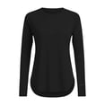 thumbnail image 6 of Babysbule Women's UPF 50+ Long Sleeve Sun Protection Top, Lightweight Raglan Sleeve Athletic Shirt with Thumb Hole for Hiking and Running, 6 of 6