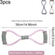 thumbnail image 2 of Bandas de resistencia, bandas de ejercicio, bandas de entrenamiento, para fitness, estiramientos, entrenamiento de fuerza y yoga para hombres y mujeres, 2 of 4