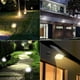 thumbnail image 4 of Luz de jardín al aire libre LED solar resistente a la intemperie Cálido Spotlight 3000 6000K Lámpara brillante de la césped iluminación de paisaje de la calle Inevent HA059713-01B, 4 of 7