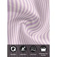 thumbnail image 7 of Purple Striped Cloth Napkins Set of 6 Reusable Dinner Napkins, Modern Simple Farmhouse Beige Vintage Cocktail Napkin Washable Table Napkins for Wedding/Holiday Party/Baby Shower 20"x20", 7 of 7