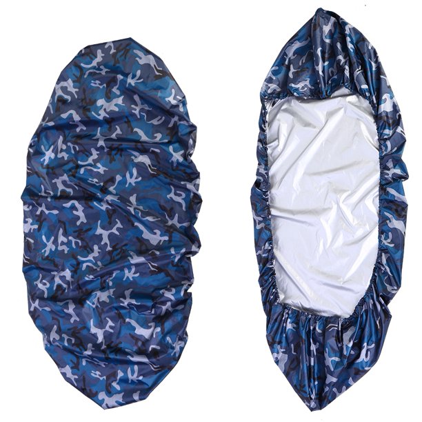 Cubierta antipolvo para kayak Ecomeon impermeable protección UV protección solar para barco de pesca 2,5 a 3 m camuflaje océano