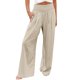 thumbnail image 1 of Pantalones harem con cintura elástica para mujer: pantalones cortos estampados con bolsillos, cintura media, elásticos, poliéster, para uso informal/fiestas, 1 of 7