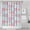 Pioneer Flower Floral-1, variant on Pioneer Flower Floral Print Pattern Shower Curtain 84"x72", Bathroom Decorative Shower Curtain Set with 12 Hooks, Waterproof Washable