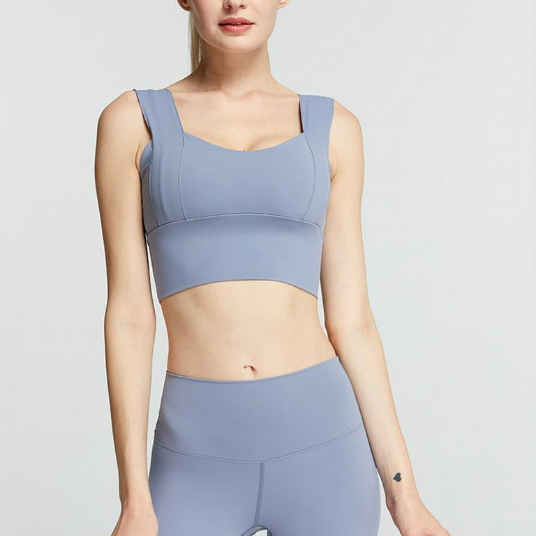 Yoga Bra Sports Vest Sportswear For Women Sweat Shirt Fitness