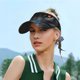 thumbnail image 5 of Fotbe Rose Full Moon Black Wolf Visera Deportiva con Diseño, Gorra Abierta Ajustable de Algodón para Mujer y Hombre, 5 of 7