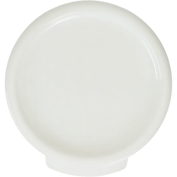 Winco PPRC-1C Cover for PPRC-1W Round Storage Container, White, Polypropylene - 1 qt.