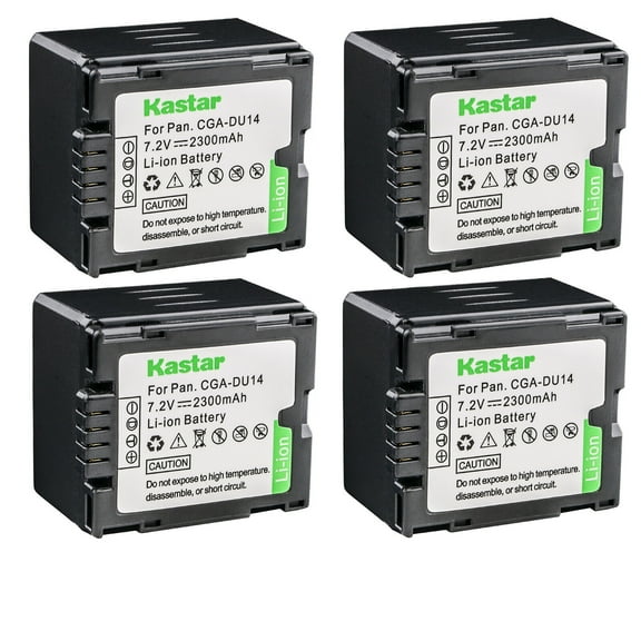 Kastar 4-Pack DZ-BP14 Battery Replacement for Hitachi DZ-GX25M, DZ-GX3100, DZ-GX3200, DZ-GX3300, DZ-GX5300, DZ-GX5000A, DZ-GX5020, DZ-HS300, DZ-HS300A, DZ-HS300E, DZ-HS301E, DZ-HS301SW Camera