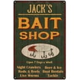 thumbnail image 1 of JACK'S Green Bait Shop Man Cave 16 x 24 Matte Finish Metal 116240027056, 1 of 1