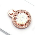 thumbnail image 5 of Finger-Ring Grip Cell Phone Holder Stand Attachment Mirro Diamond Rotati .FAST A2W9, 5 of 9