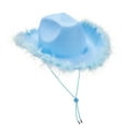 thumbnail image 2 of 3-10 Years Toddler Kids Cowgirl Cowboy Hat Baby Girl Boy Western Hat for Halloween Party Dress Up Costume, 2 of 8