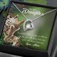 thumbnail image 2 of To My Daughter Mom Will Always Have You Forever Necklace w Message Card, 2 of 20