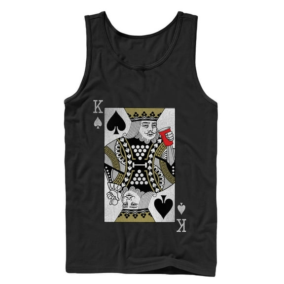 Men's Lost Gods King of Pong  Tank Top Black Medium