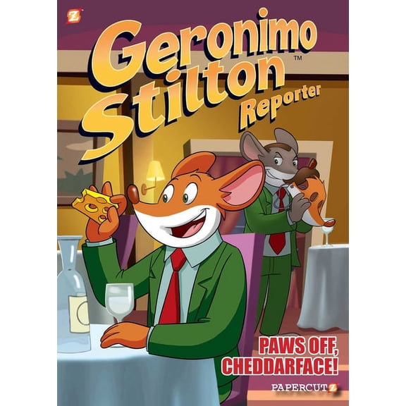 Geronimo Stilton Reporter Graphic Novels Geronimo Stilton Reporter #6: Paws Off, Cheddarface!, Book 6, (Hardcover)