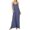 Z-Grey677, variant on JIAYUE Women's Dress Spaghetti Strap V-Neck Ankle-Length Solid Color Loose Pocket Long Skirt Vest Sexy Classic Female Dresses