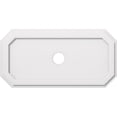 thumbnail image 1 of Ekena Millwork CMP30X15ED-03000 3 in. ID x 10.5 in. Rectangle Emerald Architectural Grade PVC Contemporary Ceiling Medallion, 1 of 4