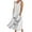 White, variant on CHGBMOK Womens Sleeveless Maxi Dress Plus Size Flowy Summer Dresses Print Bohemian Dress for Beach with Pockets