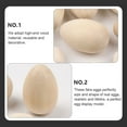 thumbnail image 6 of 20pcs Unfinished Wooden Eggs Graffiti Wooden Eggs DIY Easter Egg Decoration, 6 of 10