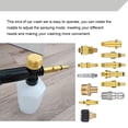 thumbnail image 2 of Car Wash Foamer 600ML Foam Spray Bottle Water-saving Adjustable Spray Bottle Adapter Nozzle Adapter, Adapter Replacement for AR, 2 of 7