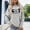 Grey, variant on Cat Print Women's Sweatshirt Cat Mama Long Sleeve Crewneck Regular Fit Spring Cute Pullover Sweater