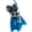 Blue, variant on Cressi Palau Long Adjustable Fin (LAF) Package