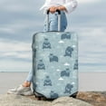 thumbnail image 4 of Uemuo Cute Hippopotamus Printed Washable Luggage Cover - Fashion Suitcase Protector Fits 18-32 Inch Luggage -Small, 4 of 9