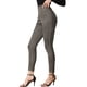 thumbnail image 1 of FALDAS CURVAS Leggings de Ante Sintético para Mujeres, Cintura Alta, Pantalones Ajustados, XL, Gris Oscuro, 1 of 6