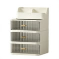 thumbnail image 1 of Clear Rectangular Compartments Makeup Vanity Ideal for Bathroom Vanity Storage, 1 of 3