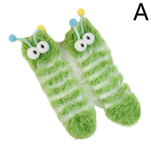 Crazy Funny Fuzzy Silly Socks for Women,Girls Fluffy Slipper Novelty Fun Socks,Boy Men Cute Cozy Soft Animal Socks