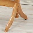 thumbnail image 3 of Roundhill Furniture Traditional Queen Anna Style Wood Floor Cheval Mirror, Oak Finish, 3 of 6