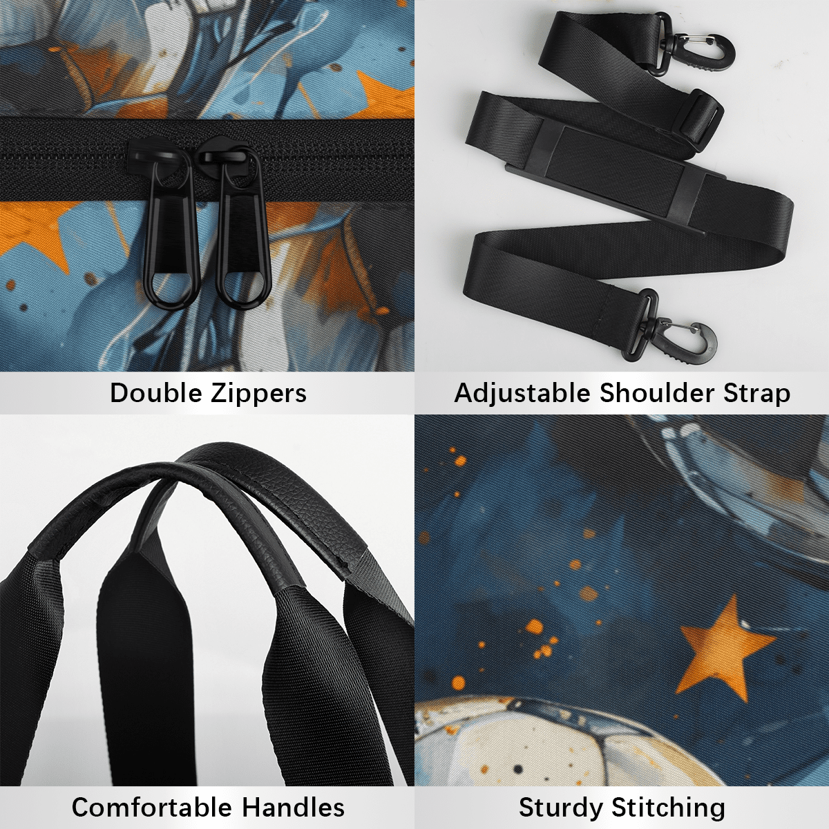 Qzjjjmy Soccer Bag for Boys Football Foldable Sport Duffel Bag Kids Men Sport Gym Bag